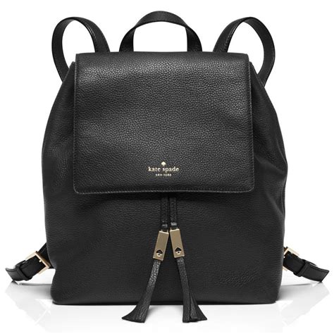 Nwt kate spade carley flap backpack bookpack nylon shoulder bag purse laptoptop rated seller. SpreeSuki - Kate Spade Grey Street Wilder Leather Backpack ...