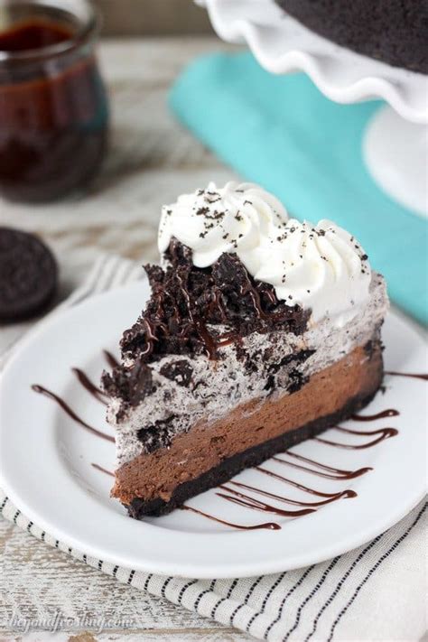 For the chocolate cookie crust: No-Bake Oreo Chocolate Mousse Pie - Beyond Frosting