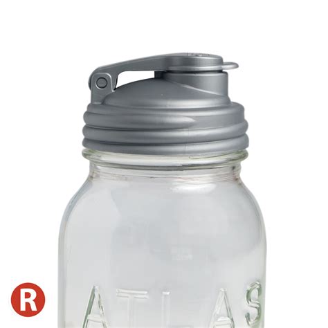 Mason jars get used for lots of storage reasons, but sometimes we want to store pourable items in those canning jars. reCAP Mason Jars POUR Regular Mouth Jar Lid | Chef's Complements