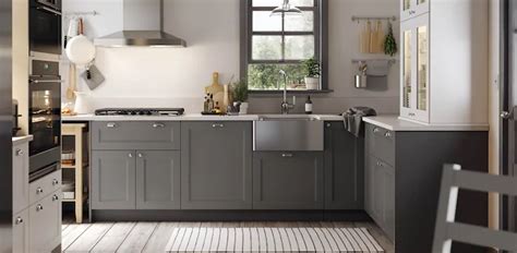 Technically axstad matte blue has been released but we have had a time getting all sizes we need. AXSTAD gray kitchen series in 2020 | Grey kitchen, Kitchen ...