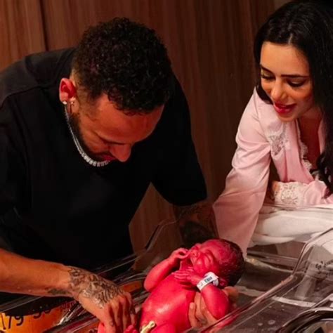 Neymar Announces The Birth Of His Babe Mavie With Girlfriend Bruna