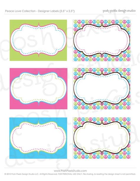 3 Best Images Of Printable Blank Label Template Free Printable Price