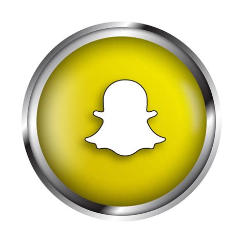 Social Media Snapchat Realistic Icon Png Free 10992689 Png