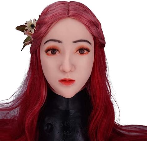 kumiho silicone crossdresser mask realistic soft female head hand made face for