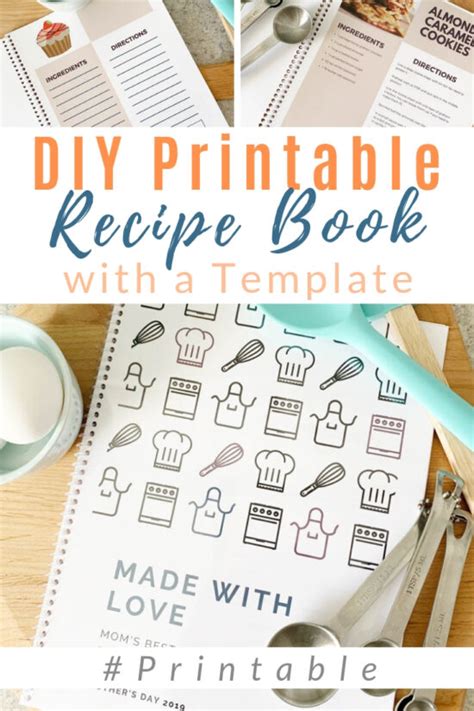 My recipe book and meal planning organization. DIY Family Recipe Book {Free Template} - DIY Passion