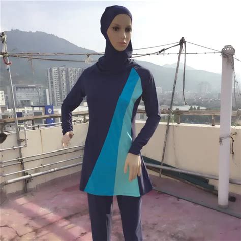 Islamic Swimwear Women Modest Full Cover Arab Beach Wear Hijab Swimsuit Swimwear Bikinis For