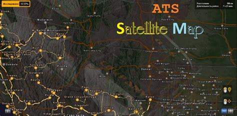 Ats Satellite Map Ats Mods American Truck Simulator Mods Ats
