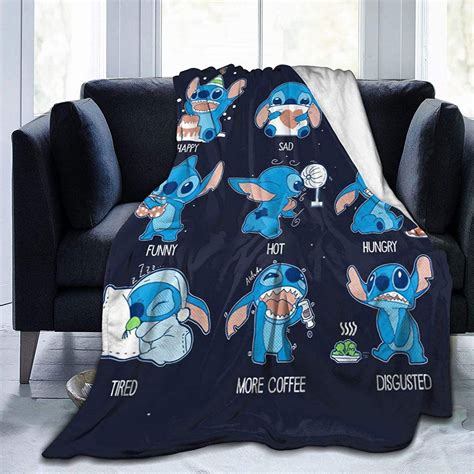 Lilo And Stitch Blanket Super Soft Flannel Throw Blankets For Etsy
