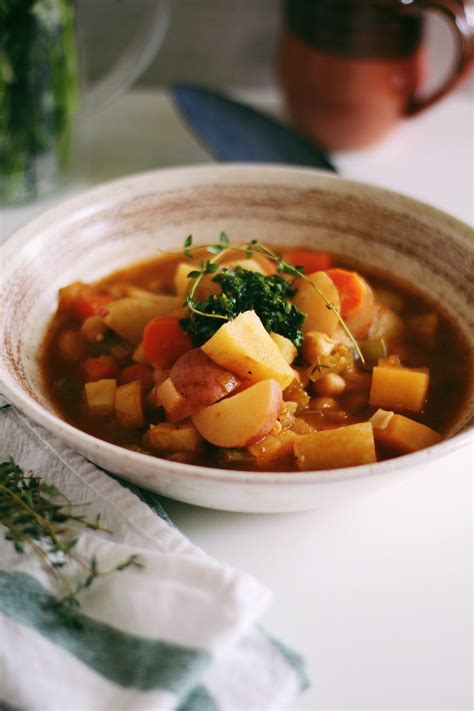 Rustic Vegan Irish Stew With Orange Gremolata Parsnips And Pastries