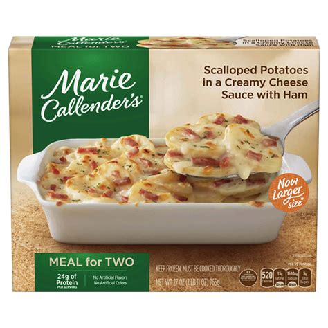Most of marie callender's frozen dinners are terrible. MARIE CALLENDERS Creamy Cheese Scallop Potatoes With Ham ...