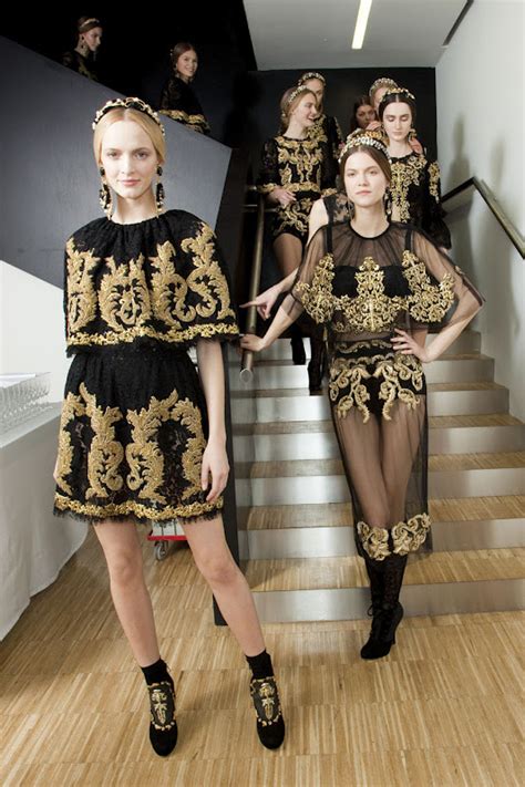 citizen chic backstage beauties dolce and gabbana f w 12 part iii