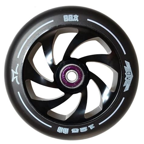AO Spiral 125mm Scooter Wheel Black SOLD IN PAIRS (WH6969 black 01 ...