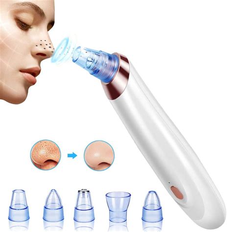 The electric blackhead remover with a lcd display, you can see the suction strength level and. Electric Blackhead Remover Blackhead removal Acne Vacuum ...