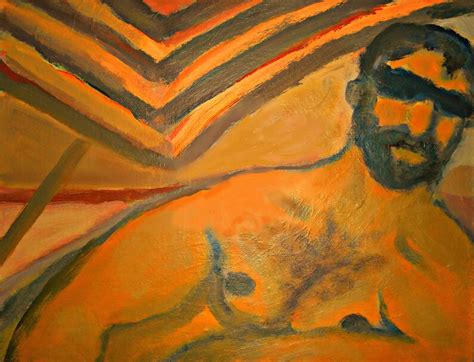 Man On A Beach Fine Art Giclee Print Muscle Male Figure Etsy