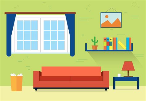 Top 60 Living Room Clip Art Vector Graphics