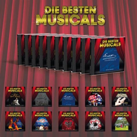 Cd Set Die Besten Musicals 10 Cd Collection Musical Cds Dvds