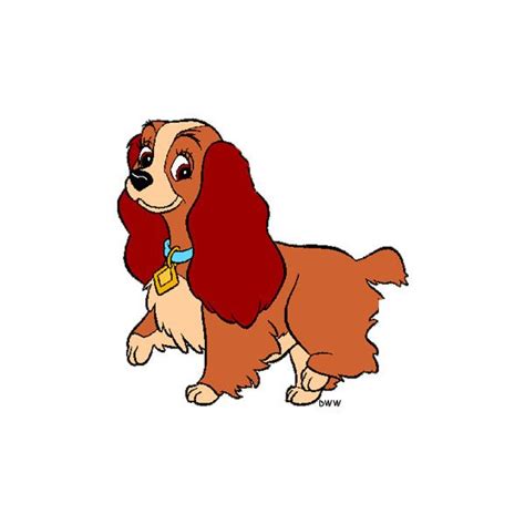Lady And The Tramp Clipart Liked On Polyvore Featuring Disney Cartoons