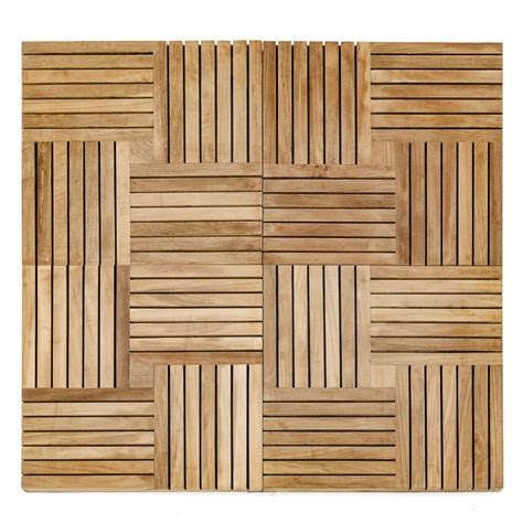 1 Carton Of Parquet Teak Wood Deck Tiles Westminster Teak Teak