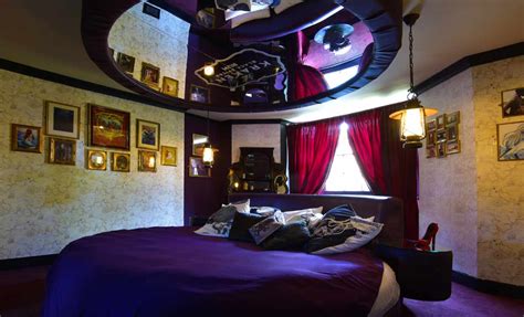 I really like the classic look and bevel. ceiling mirror (With images) | Romantic hotel rooms ...