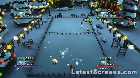 All Avatar Wave Snowball Fight Screenshots For Xbox 360