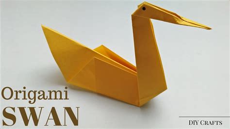 How To Make A Paper Swan Origami Origami Swan Easy Instructions