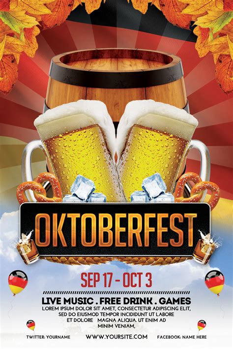 Oktoberfest Flyer Template By Ayumadesign On Deviantart