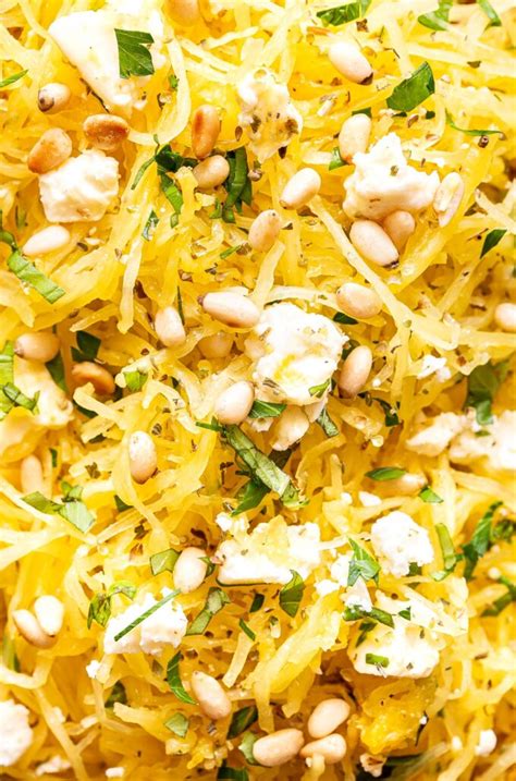 Spaghetti Squash With Feta And Herbs Recipe Runner