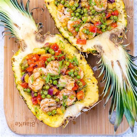 Pineapple Shrimp Bowls Clean Food Crush