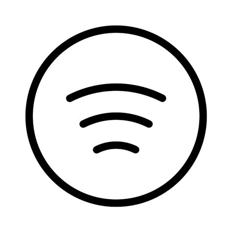 Spotify Logo Thin Vector Svg Icon Svg Repo
