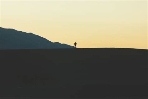 Free Images Landscape Sand Horizon Silhouette Person Mountain