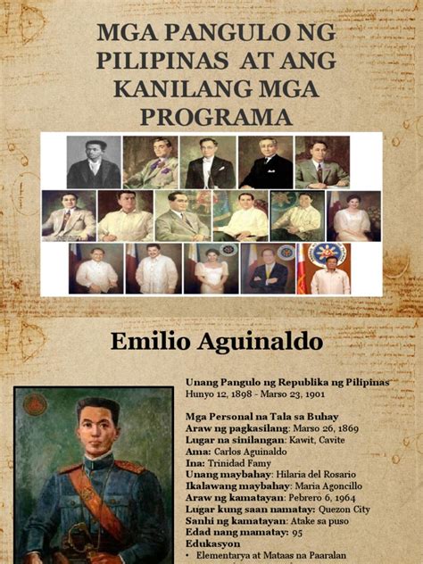 Searchmga Pangulo Ng Pilipinas Kontribusyon At Mga Nagawa Ikatlong