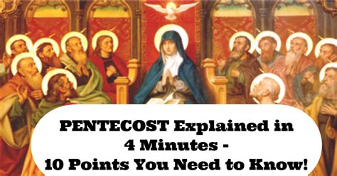 What Is Pentecost 10 Things To Know And Share The Holy Spirit