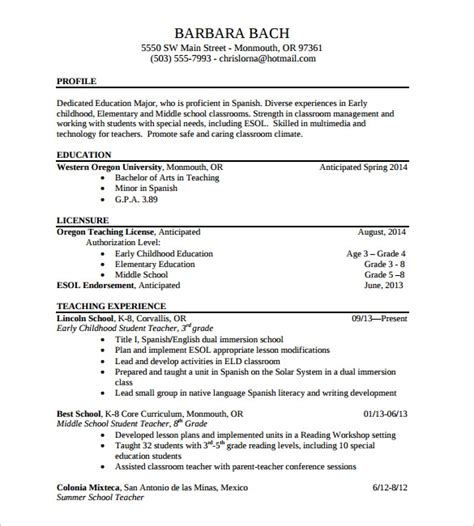 Available in pdf format, this sample resume is crafted for the researchers. FREE 12+ Sample Elementary Teacher Resume Templates in PDF ...