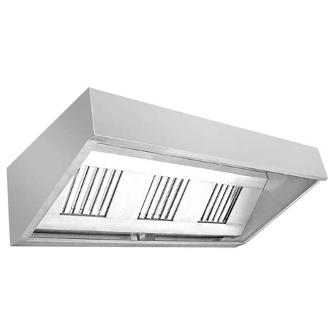 Island Style Industrial Stainless Steel Kitchen Exhaust Hood With