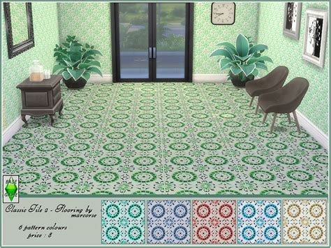 Classic Tile 2 Flooring By Marcorse From Tsr Sims 4 Downloads