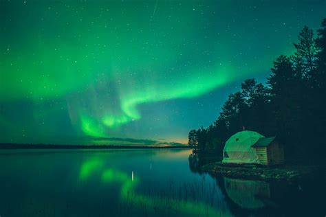 Finland Ylläs Aurora Borealis Star Arctic Hotel