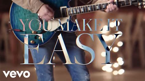 Jason Aldean You Make It Easy Lyric Video Jason Aldean Jason