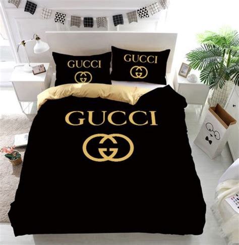 Gucci 3 Piece Bedding Set Bed Linens Luxury Bedding Set Duvet