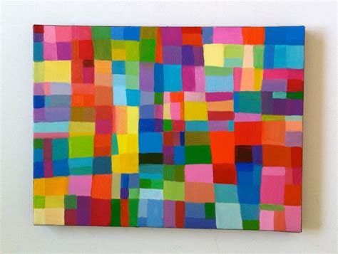 Abstract Painting Original Painting Geometric Shapes