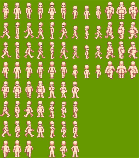 Rpg Maker Mv Sprite Sheet Template Card Template Images The