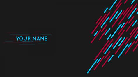 Free Modernline Youtube Banner Template 5ergiveaways