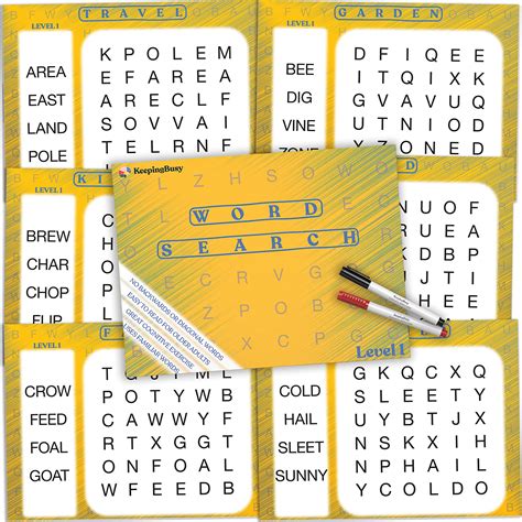 Buy Keeping Busy Word Search Puzzles For Older Adults With Dementia