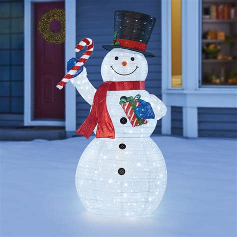 7ft 215 M Indooroutdoor Led Pop Up Christmas Snowman With Twinkle
