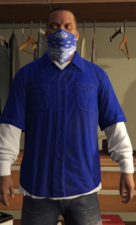 Crips Gang Clothes For Franklin Gta5