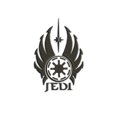 Jedi Logo | Machine Embroidery designs and SVG files