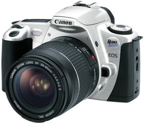 Canon Eos Rebel 2000 35mm Film Slr Camera With 28 80mm Lens Porter