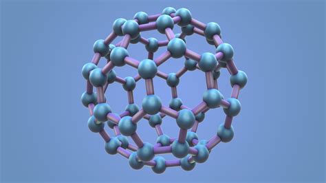 Carbon Structure Fullerene 3d Model Turbosquid 1502866