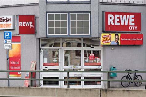 Rewe City Entrance Editorial Photography Image Of Shop 43122042