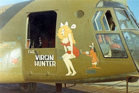 Helicopter Nose Art During The Vietnam War Nose Art Airplane Art Art