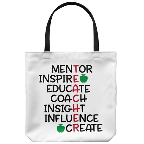 Teacher TOTE | Teacher tote, Teacher tote bags, Personalized teacher gifts